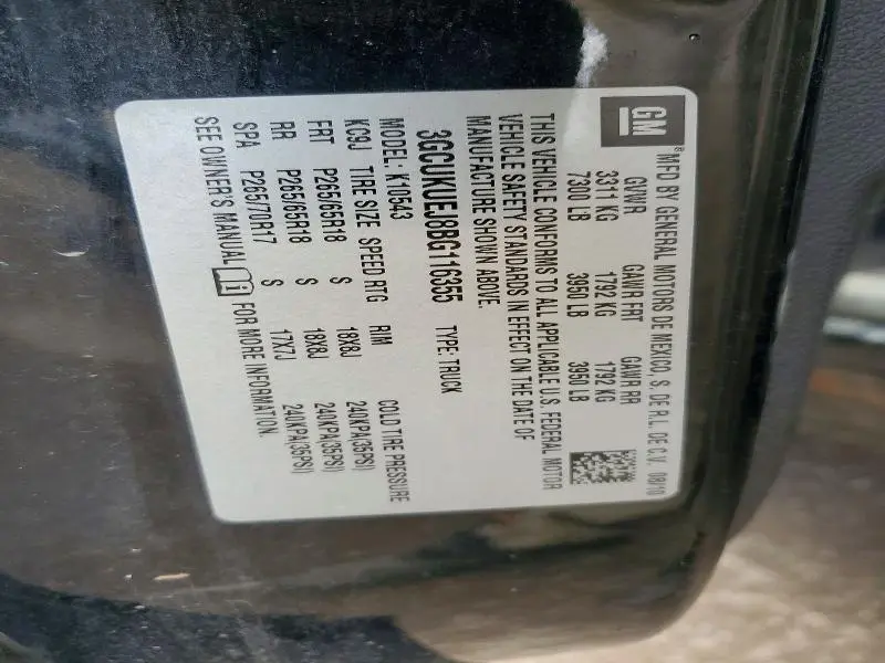 2011 CHEVROLET SILVERADO K1500 HYBRID  