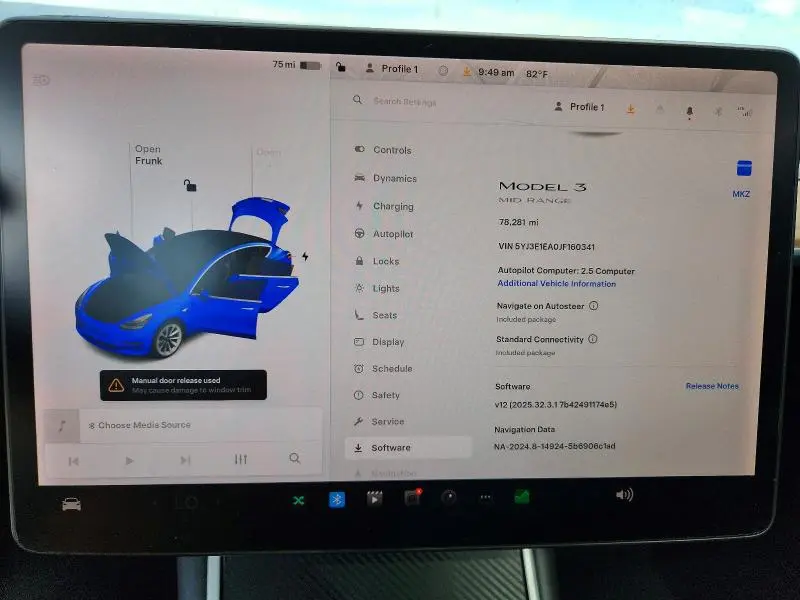 2018 TESLA MODEL 3   