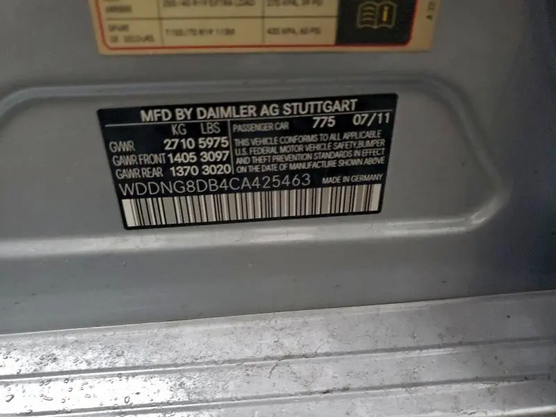 2012 MERCEDES-BENZ S 350 BLUETEC  