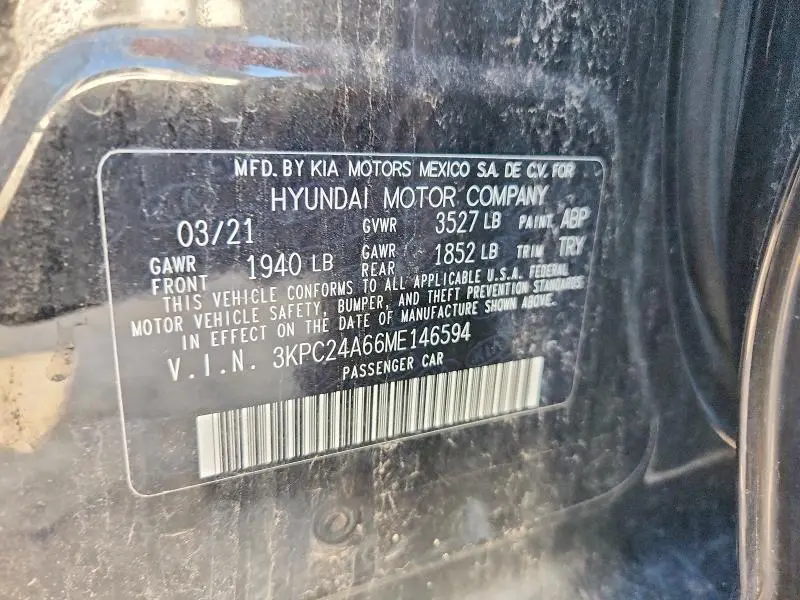 2021 HYUNDAI ACCENT SE  