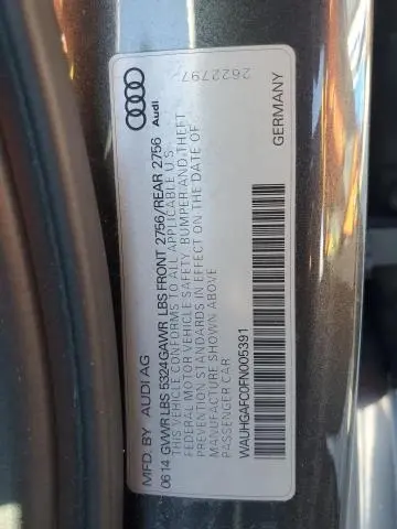 2015 AUDI A6 PRESTIGE  