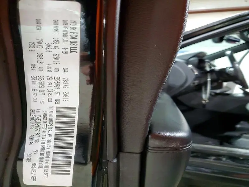 2019 DODGE DURANGO GT  