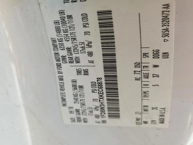 2019 FORD F350   