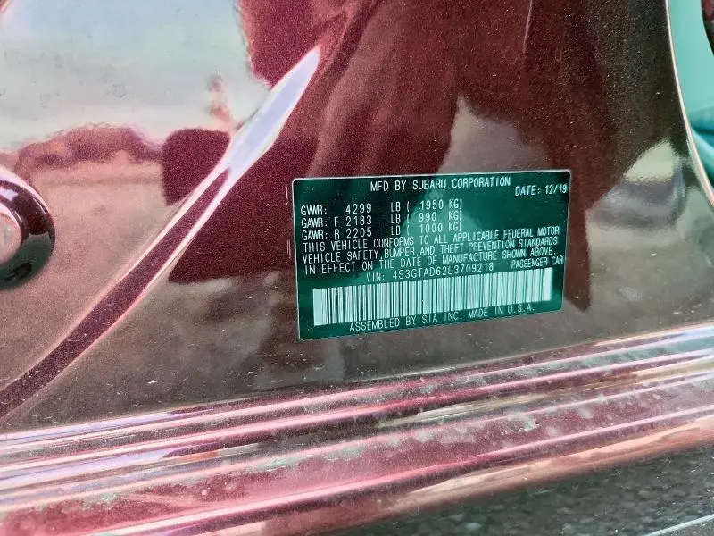 2020 SUBARU IMPREZA PREMIUM  