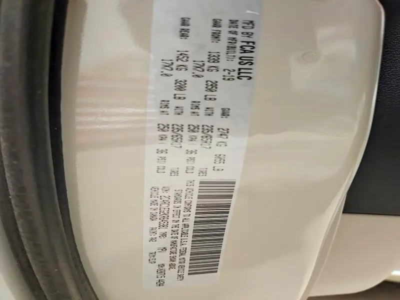 2019 CHRYSLER PACIFICA TOURING L PLUS  