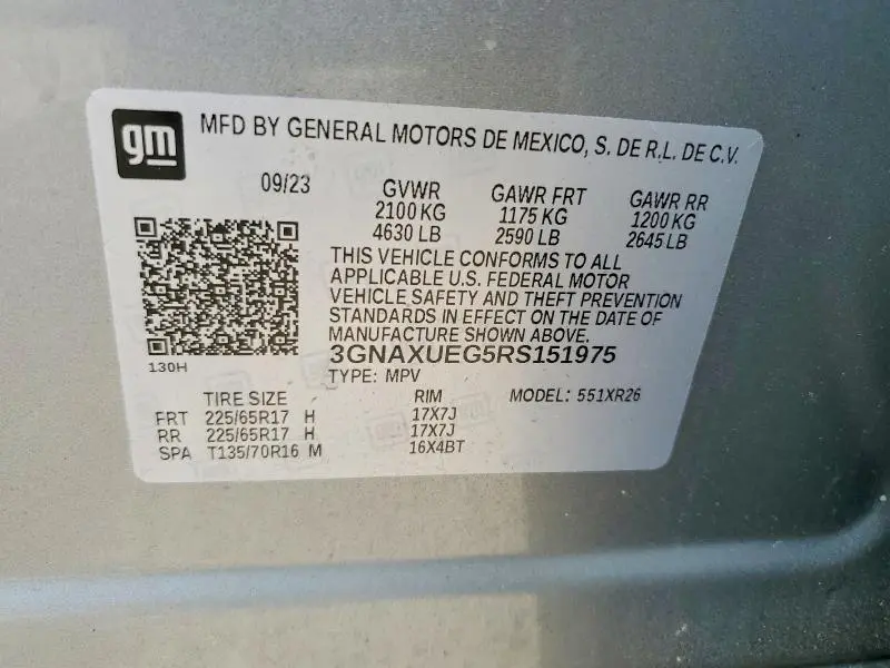 2024 CHEVROLET EQUINOX LT  