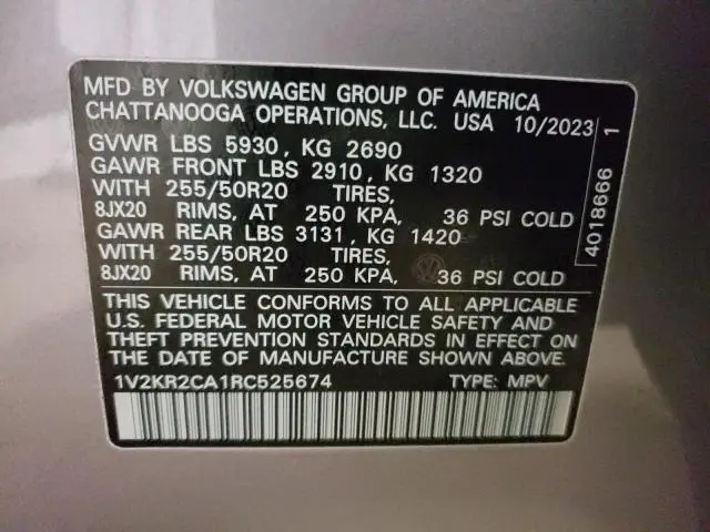 2024 VOLKSWAGEN ATLAS SE  