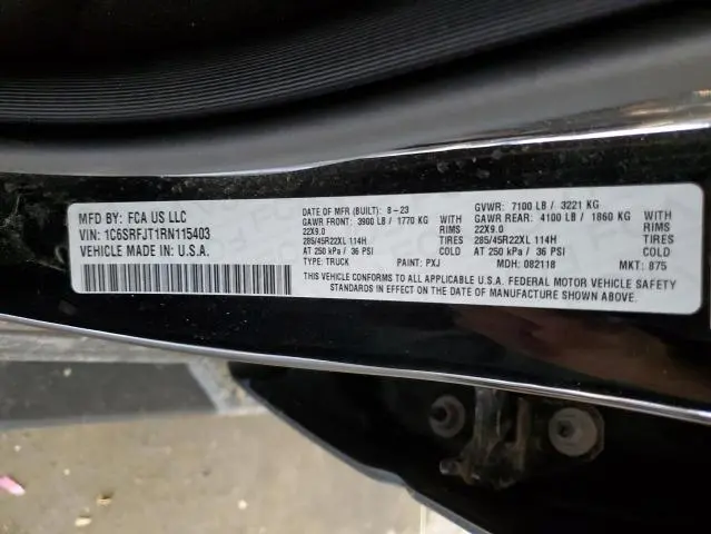 2024 RAM 1500 LARAMIE  