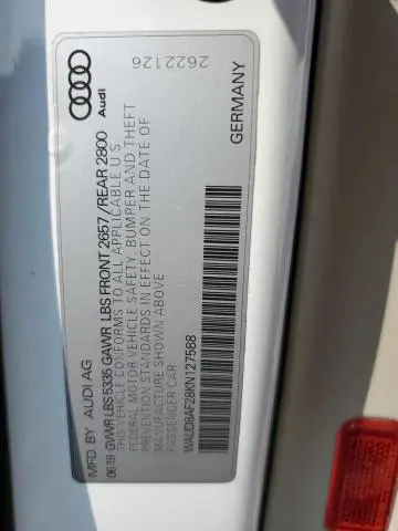 2019 AUDI A6 PREMIUM  