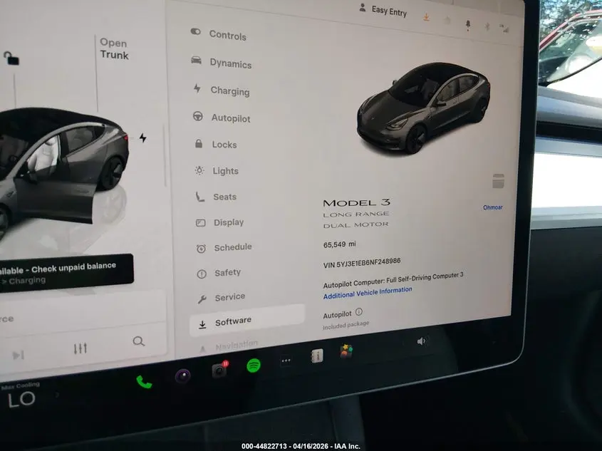 2022 TESLA MODEL 3 LONG RANGE DUAL MOTOR ALL-WHEEL DRIVE