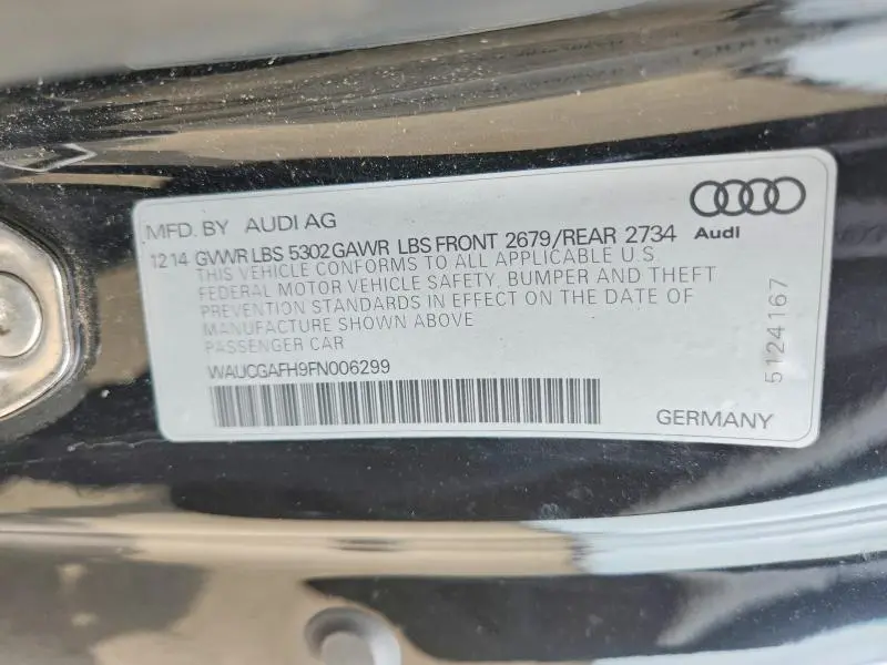 2015 AUDI S5 PREMIUM PLUS  