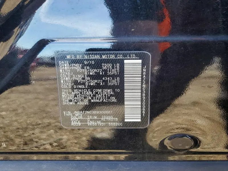 2011 INFINITI QX56 BASE  