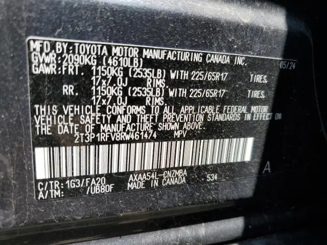 2024 TOYOTA RAV4 XLE  