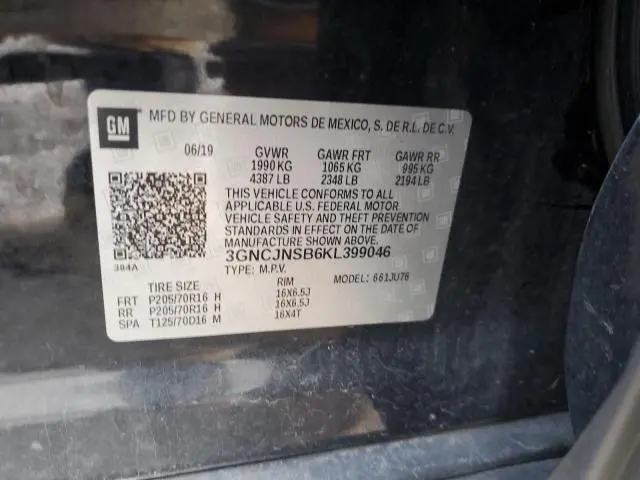 2019 CHEVROLET TRAX LS  