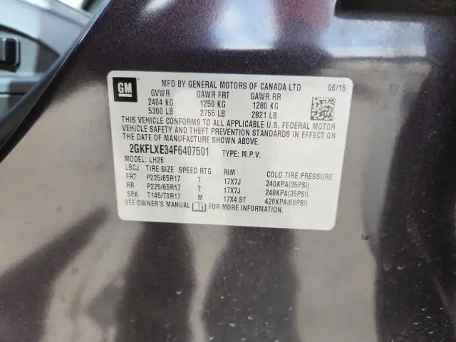 2015 GMC TERRAIN SLT  