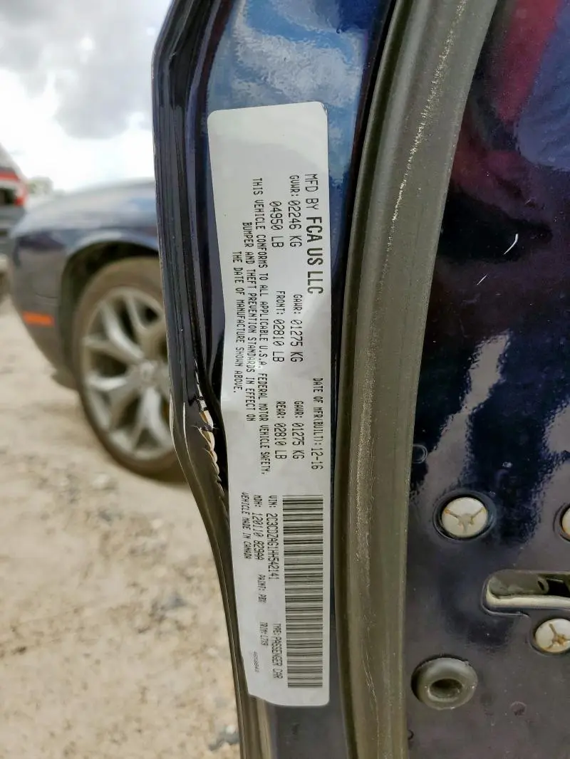 2017 DODGE CHALLENGER SXT  