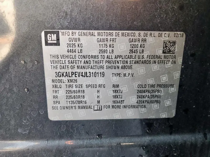 2018 GMC TERRAIN SLT  