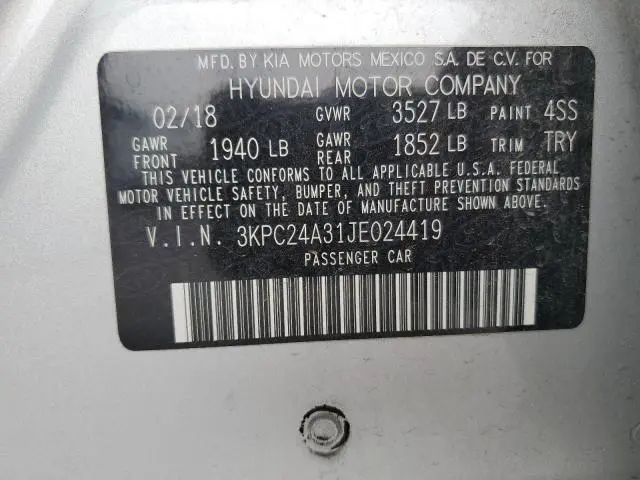 2018 HYUNDAI ACCENT SE  