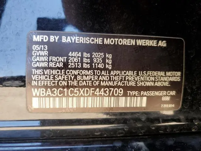 2013 BMW 328 I SULEV  