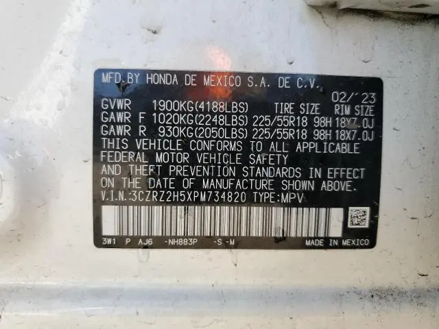 2023 HONDA HR-V SPORT  