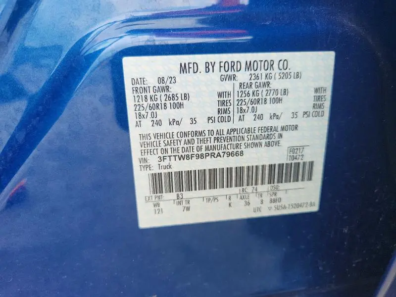 2023 FORD MAVERICK XL  