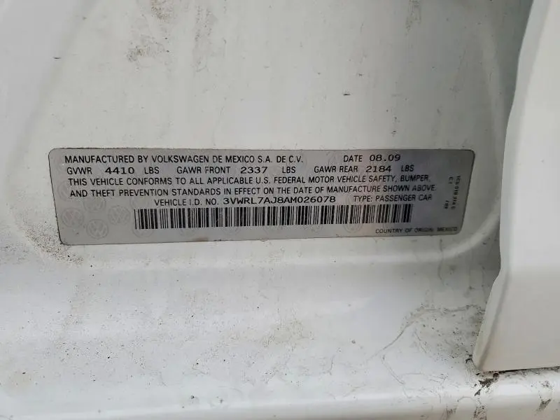 2010 VOLKSWAGEN JETTA TDI  