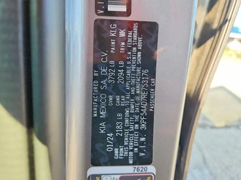 2024 KIA FORTE GT LINE  