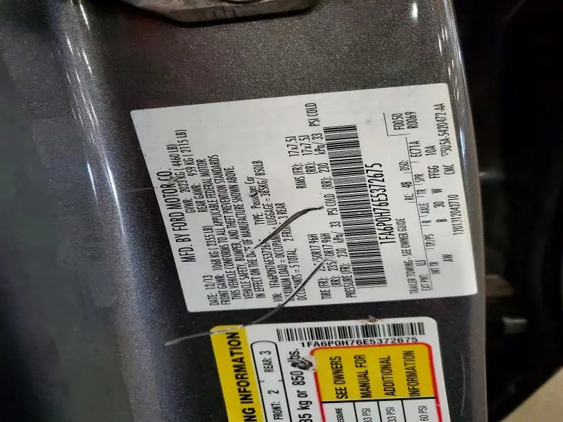 2014 FORD FUSION SE  