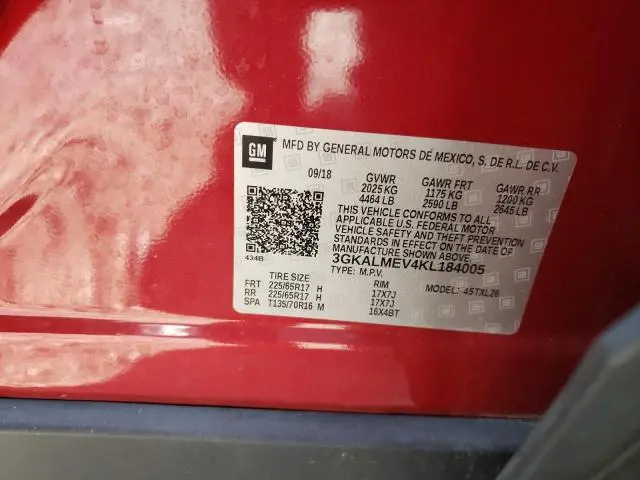 2019 GMC TERRAIN SLE  