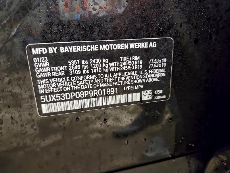 2023 BMW X3 XDRIVE30I  