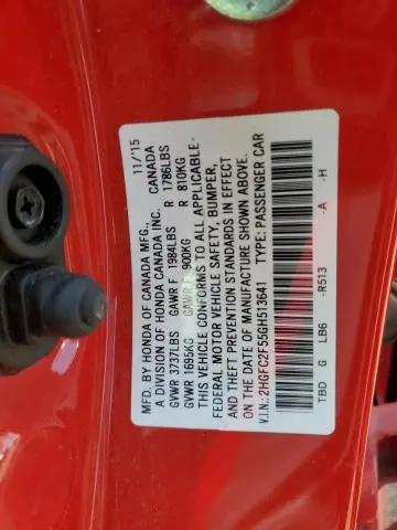 2016 HONDA CIVIC LX  