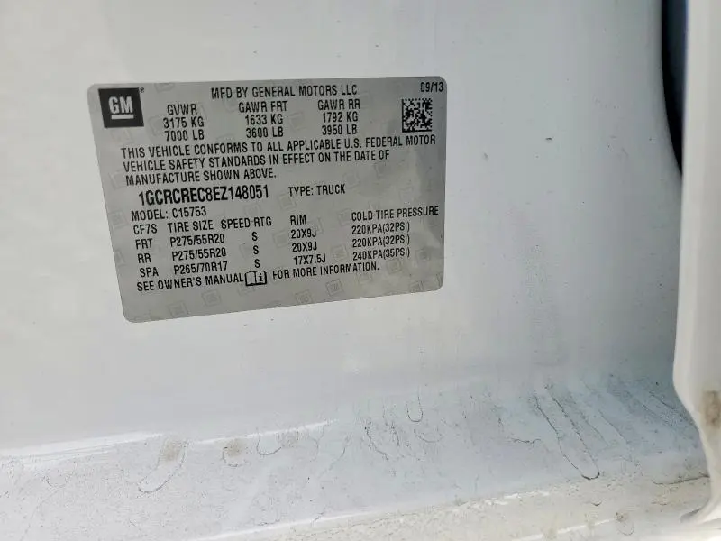 2014 CHEVROLET SILVERADO C1500 LT  