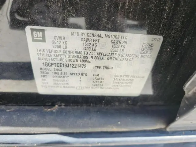 2018 CHEVROLET COLORADO LT  