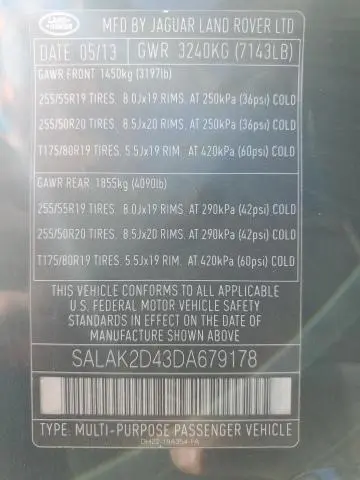 2013 LAND ROVER LR4 HSE LUXURY  