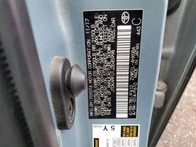 2018 TOYOTA PRIUS   