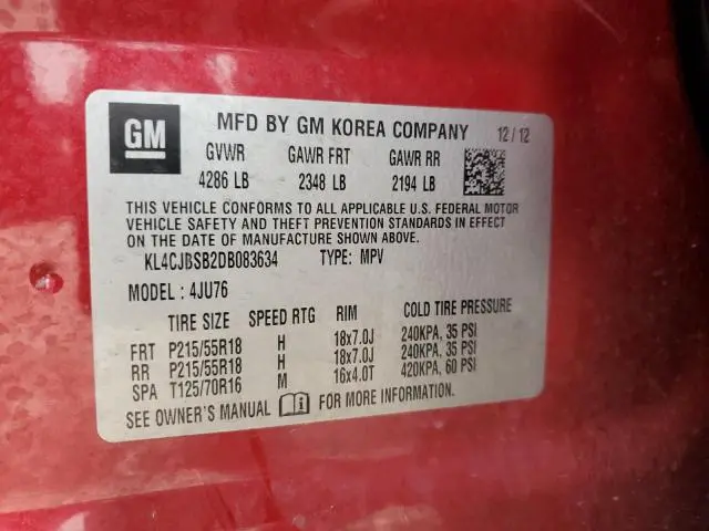 2013 BUICK ENCORE CONVENIENCE  