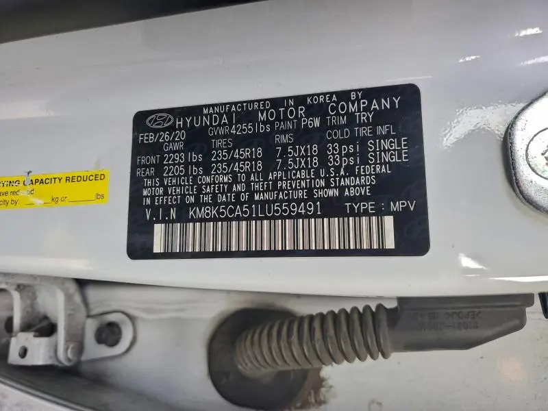 2020 HYUNDAI KONA ULTIMATE  