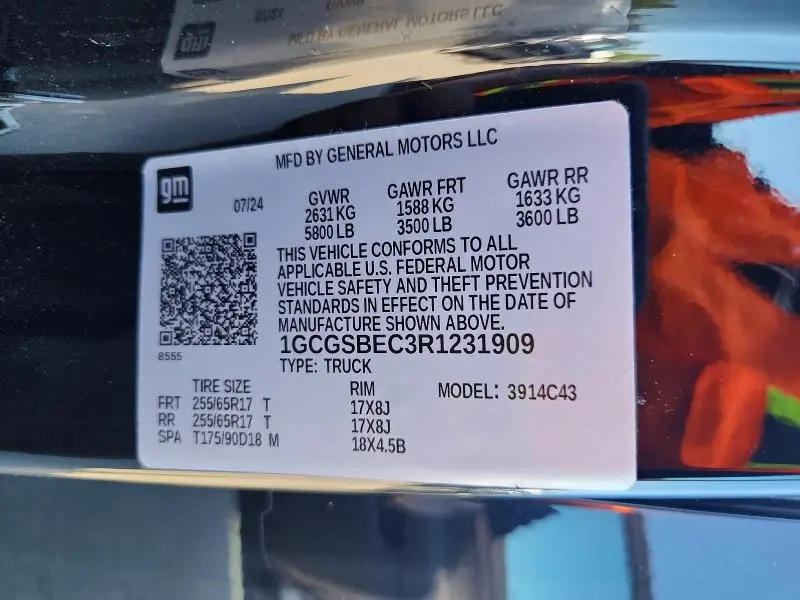 2024 CHEVROLET COLORADO   