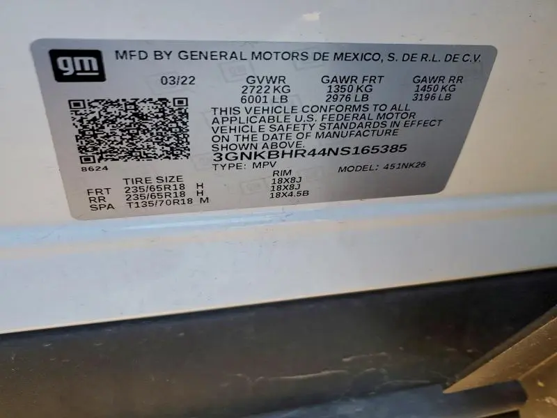 2022 CHEVROLET BLAZER 2LT  