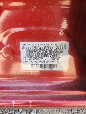 2019 NISSAN VERSA S PLUS  