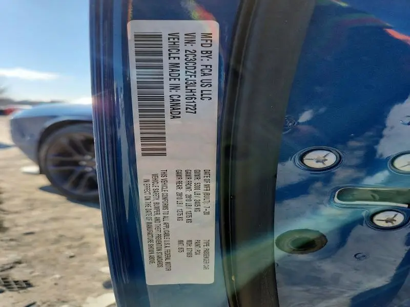 2020 DODGE CHALLENGER   