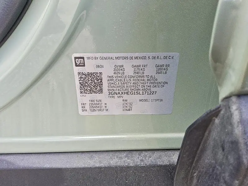 2025 CHEVROLET EQUINOX LT  