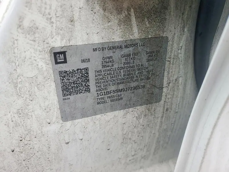 2018 CHEVROLET CRUZE PREMIER  