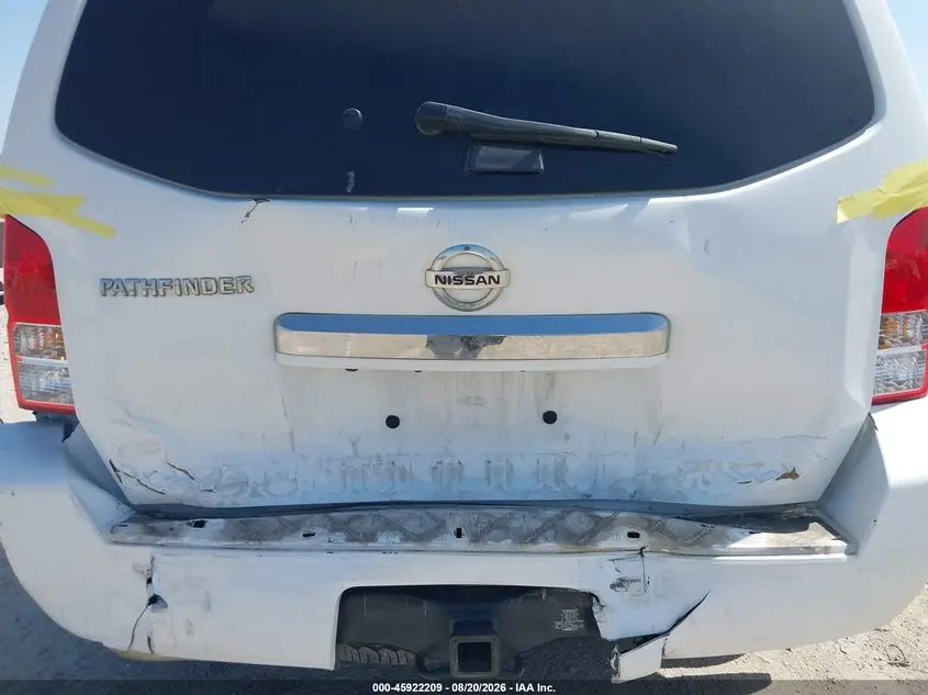 2012 NISSAN PATHFINDER SV