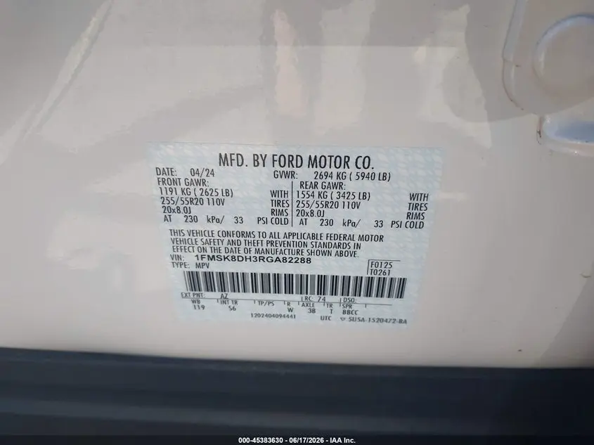 2024 FORD EXPLORER XLT