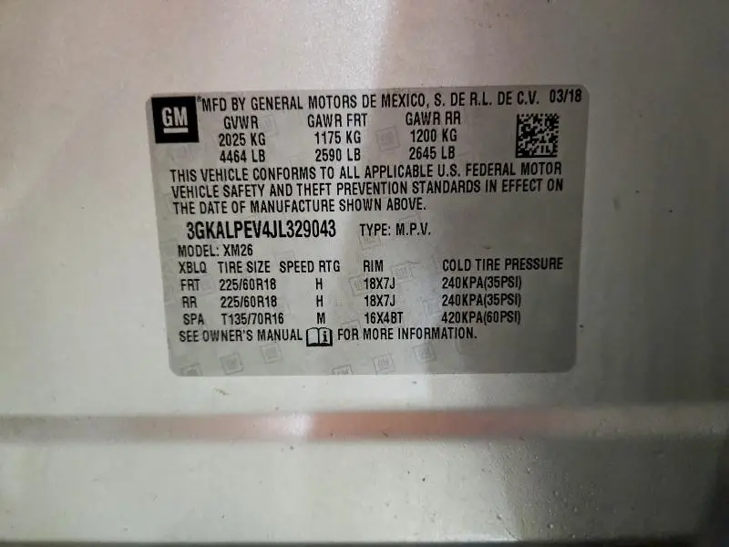 2018 GMC TERRAIN SLT  