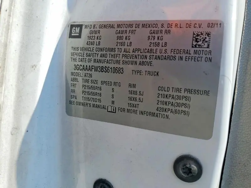 2011 CHEVROLET HHR PANEL LS  