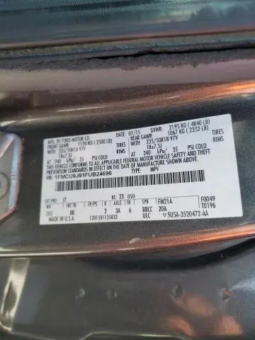 2015 FORD ESCAPE TITANIUM  