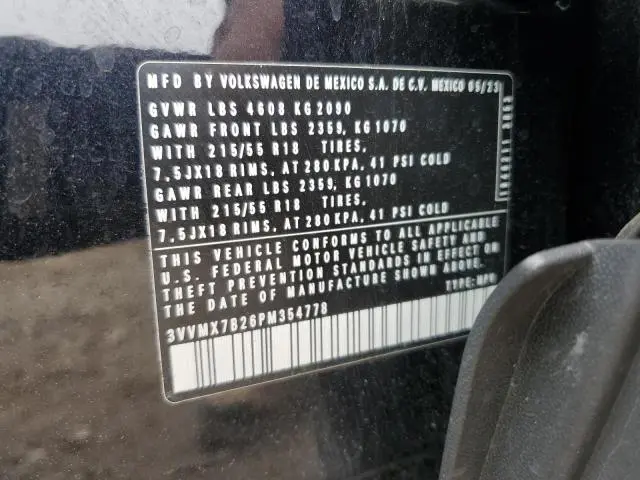 2023 VOLKSWAGEN TAOS S  