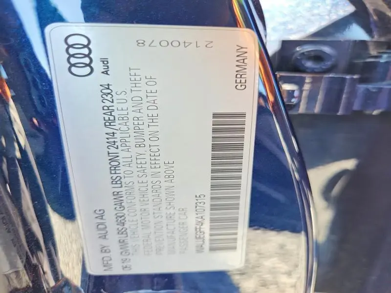 2019 AUDI A3 PREMIUM PLUS  